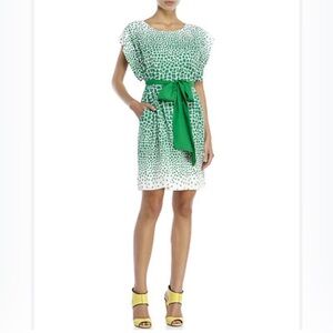 Eliza J Printed Tie Waist Shift Dress NWT $148.00 size 4